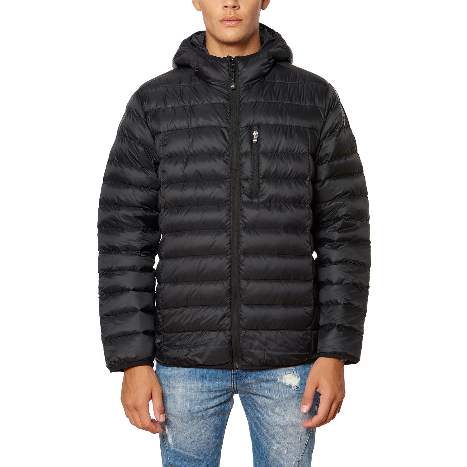 skechers filled hooded jacket