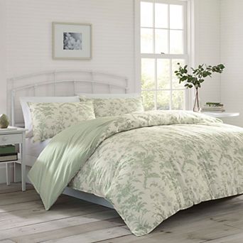 Laura Ashley Laura Ashley 3 pc Natalie King Duvet Cover Set