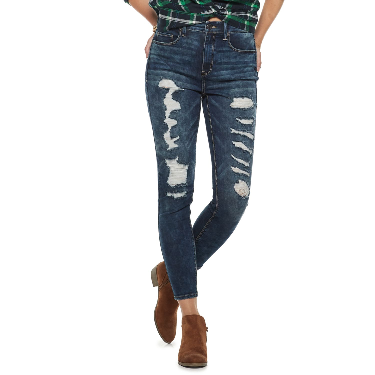 mudd high rise ankle jegging