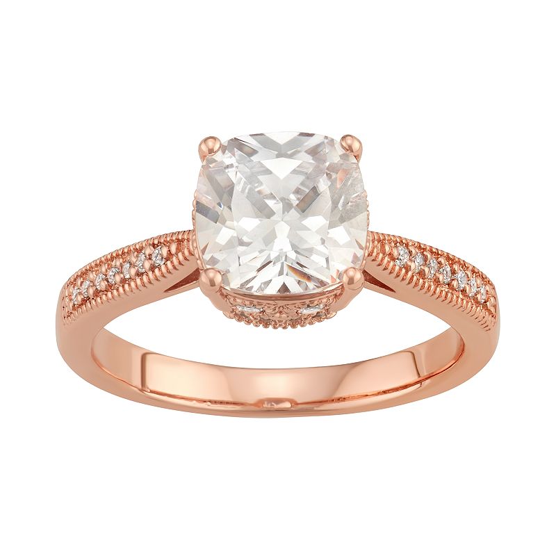 46272702 Lily & Lace 14k Rose Gold Over Bronze Cubic Zircon sku 46272702