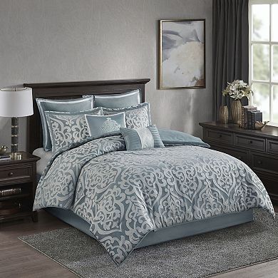 Madison Park Dillon 8 Piece Jacquard Comforter Set