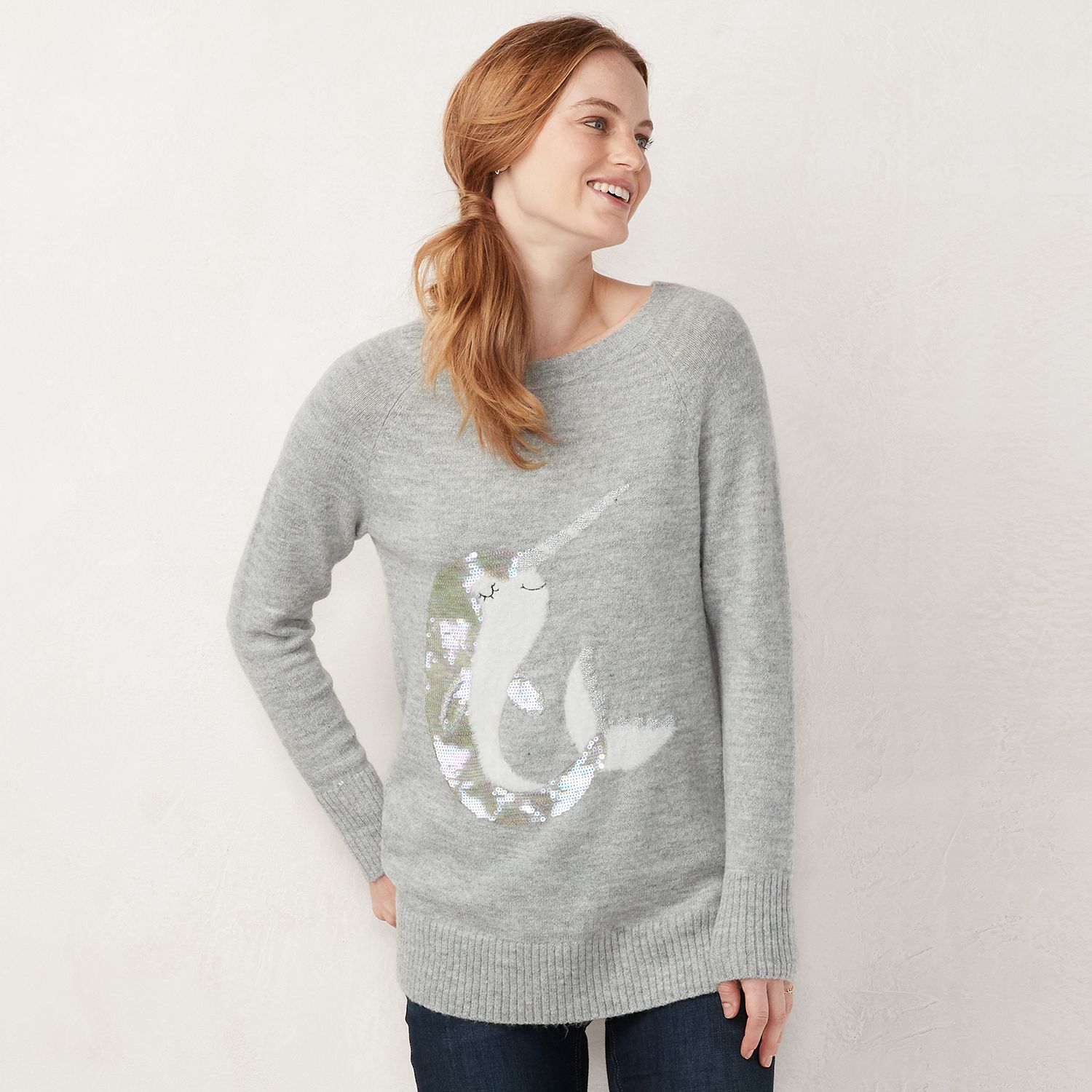 kohls crew neck sweater
