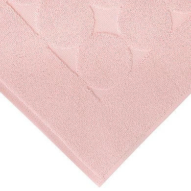 Linum Home Textiles Turkish Cotton Sinemis Circle Design Bath Mat