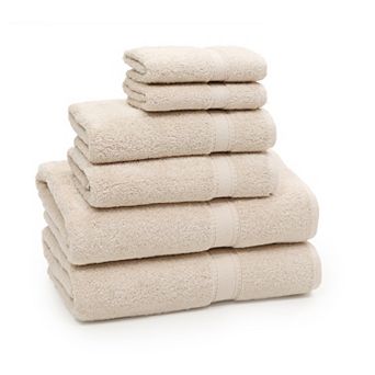 Linum Home Textiles 6 pc Turkish Cotton Sinemis Terry Bath Towel Set