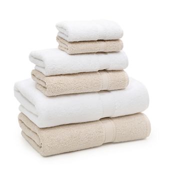 Linum Home Textiles 6 pc Turkish Cotton Sinemis Terry Bath Towel Set
