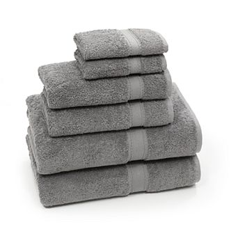 Linum Home Textiles 6 pc Turkish Cotton Sinemis Terry Bath Towel Set