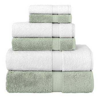 Linum Home Textiles 6 pc Turkish Cotton Sinemis Terry Bath Towel Set
