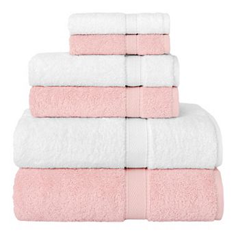 Linum Home Textiles 6 pc Turkish Cotton Sinemis Terry Bath Towel Set