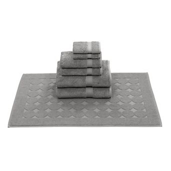 Linum Home Textiles 7 pc Turkish Cotton Sinemis Terry Bath Towel Set