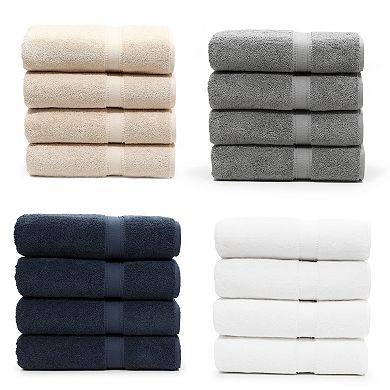 Linum Home Textiles 4-pack Turkish Cotton Sinemis Terry Bath Towel Set