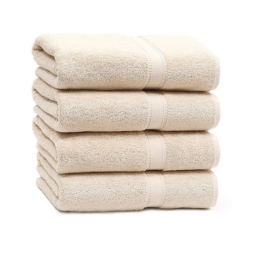 Linum Home Textiles 4pack Turkish Cotton Sinemis Terry Bath Towel Set