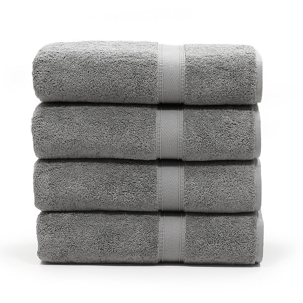 Linum Home Textiles Terry Bath Towel in White (Set of 4)