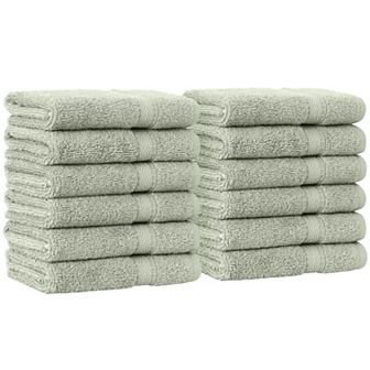 Linum Home Textiles 12-pack Textiles Turkish Cotton Sinemis Terry Washcloth Set