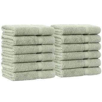 Linum Home Textiles 12-pack Textiles Turkish Cotton Sinemis Terry Washcloth Set