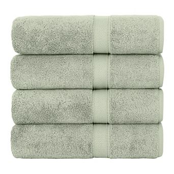 Linum Home Textiles 4-pack Turkish Cotton Sinemis Terry Hand Towel Set