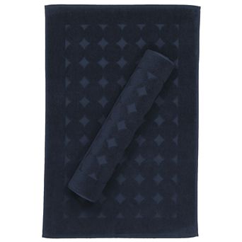 Linum Home Textiles 2-pack Turkish Cotton Sinemis Circle Design Bath Mat Set