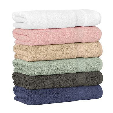 Linum Home Textiles 6-piece Turkish Cotton Sinemis Terry Hand Towel Set