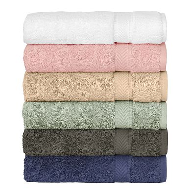 Linum Home Textiles 6-piece Turkish Cotton Sinemis Terry Hand Towel Set