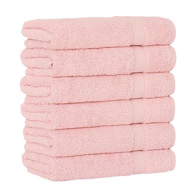 Linum Home Textiles 6-piece Turkish Cotton Sinemis Terry Hand Towel Set