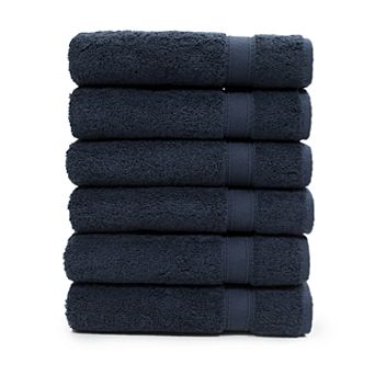 Linum Home Textiles 6 pc Turkish Cotton Sinemis Terry Hand Towel Set