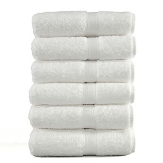 Linum Home Textiles 6 pc Turkish Cotton Sinemis Terry Hand Towel Set