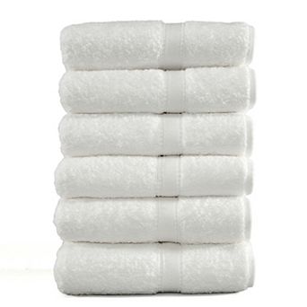 Linum Home Textiles 6 pc Turkish Cotton Sinemis Terry Hand Towel Set