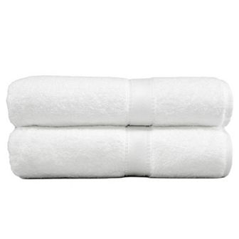 Linum Home Textiles 2-pack Turkish Cotton Sinemis Terry Bath Towels