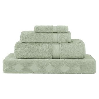 Linum Home Textiles 4 pc Turkish Cotton Sinemis Terry Bath Towel Set