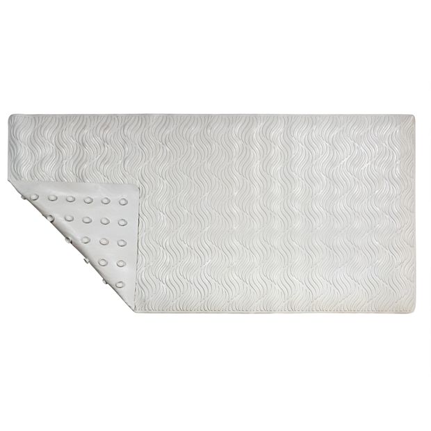 Sonoma Goods For Life® Heavy Duty Extra Long Rubber Waves Bathtub Mat