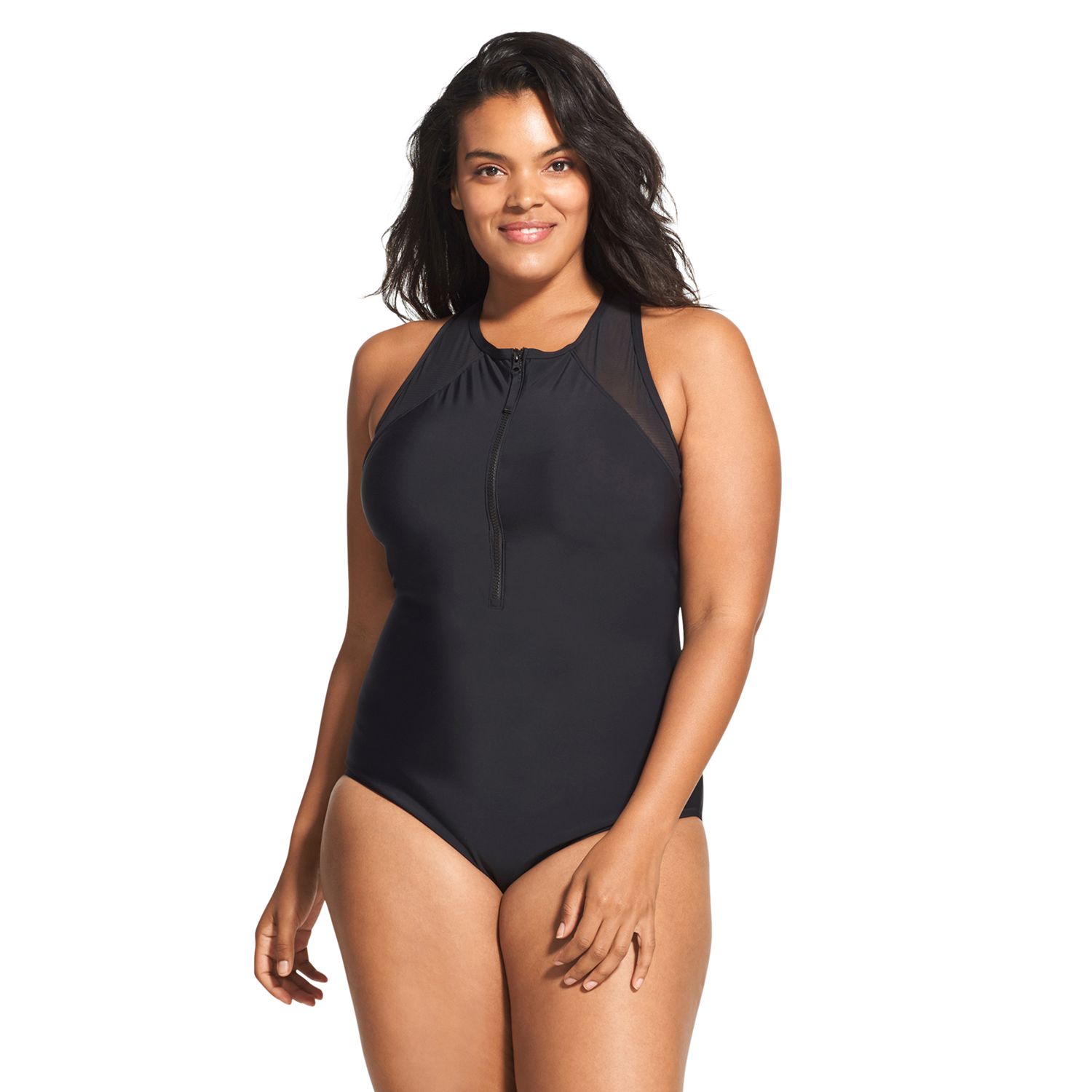 speedo plus size women's swimwear