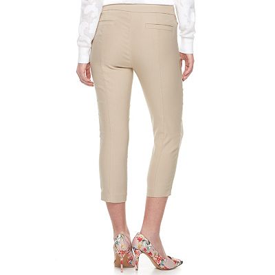 Women s ELLE Pull On Back Seam Capri Pants