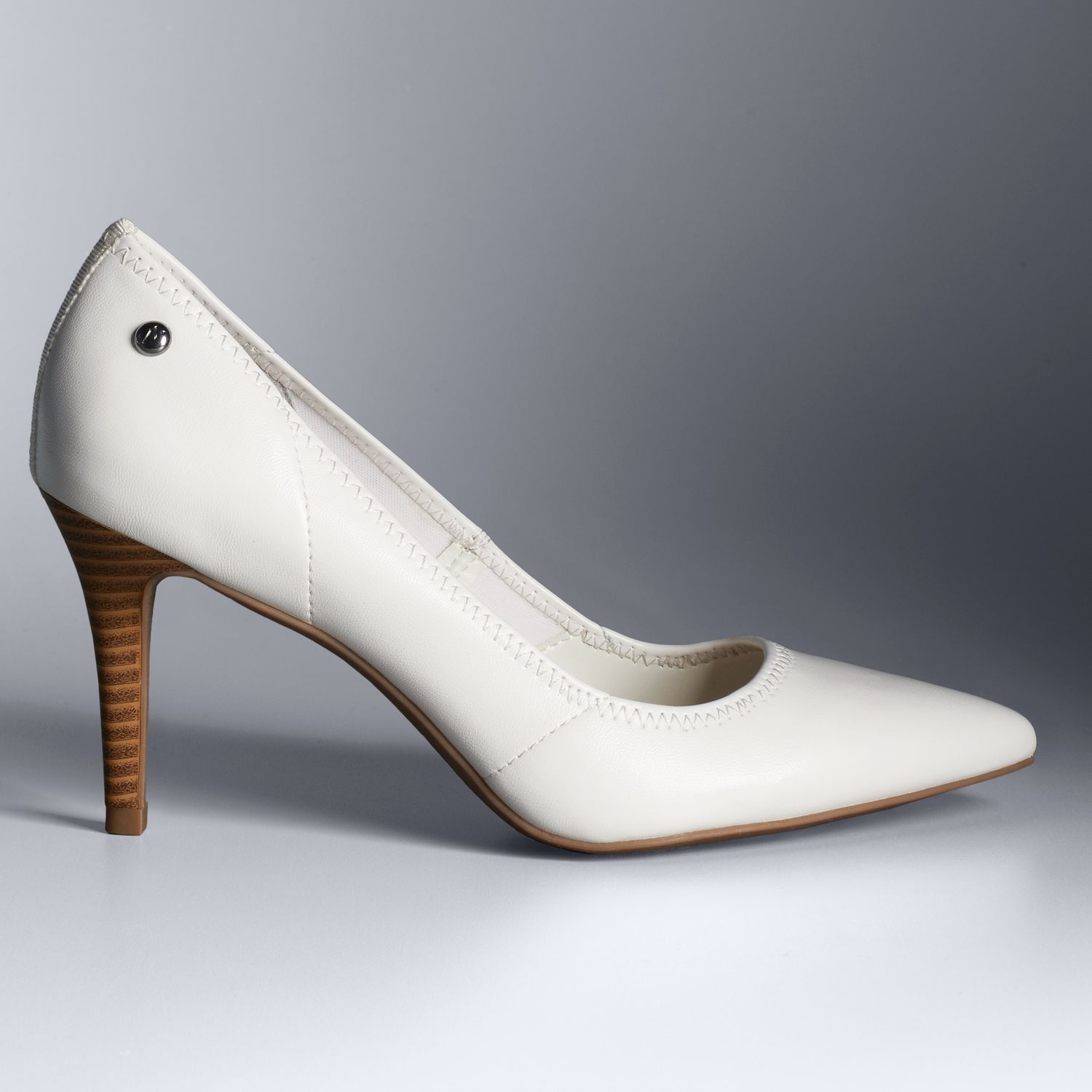kohls white heels