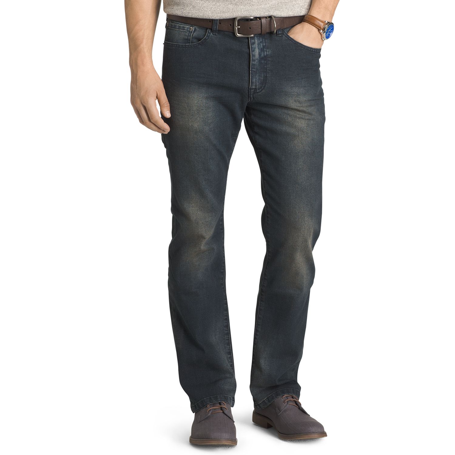 izod comfort stretch slim straight fit jeans