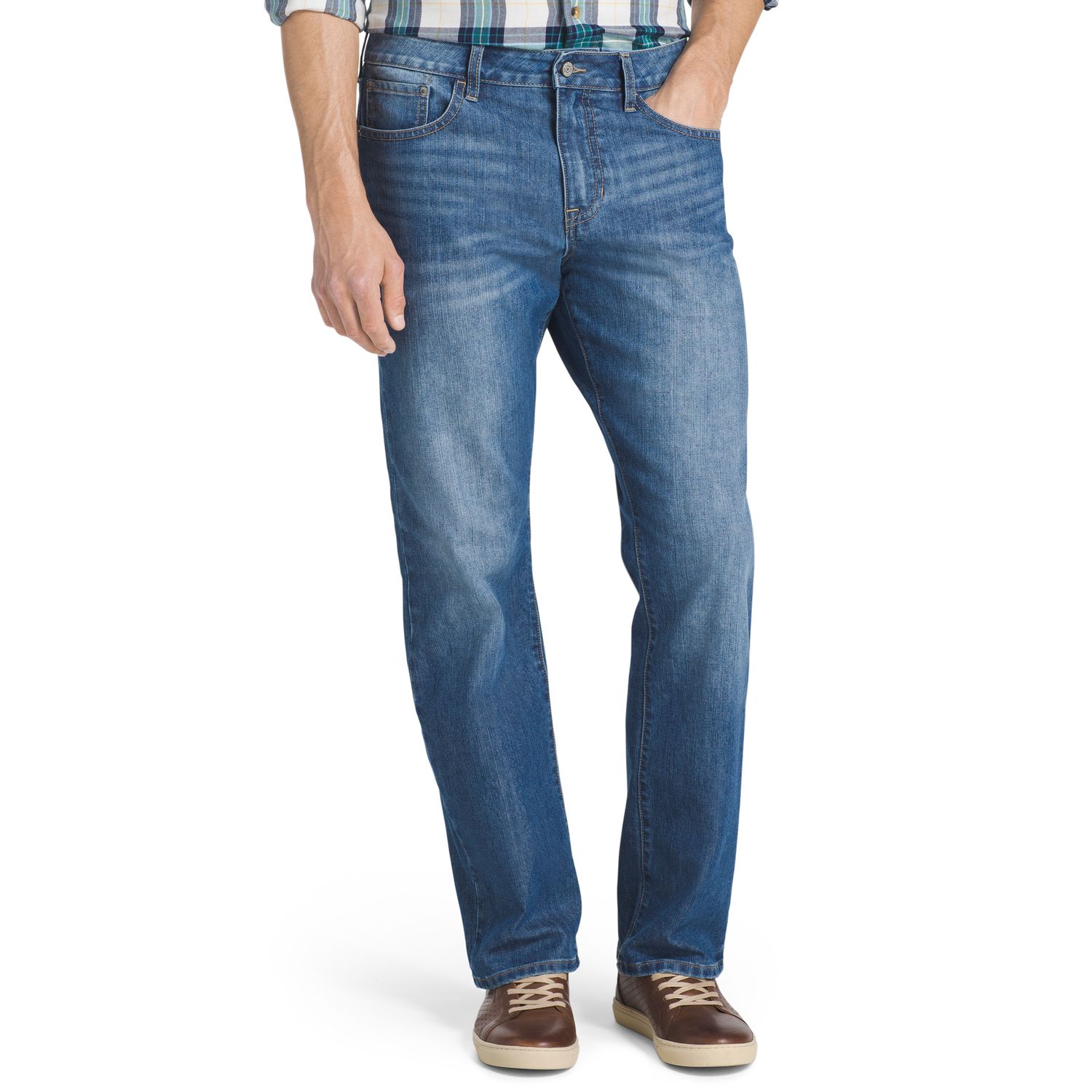 izod comfort stretch jeans relaxed fit