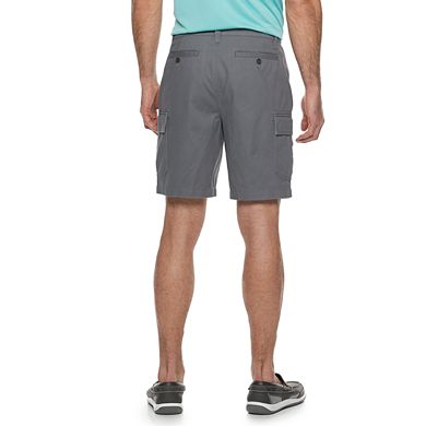 Men's Croft & Barrow® Classic-Fit Flex-Tab 9-inch Twill Cargo Shorts