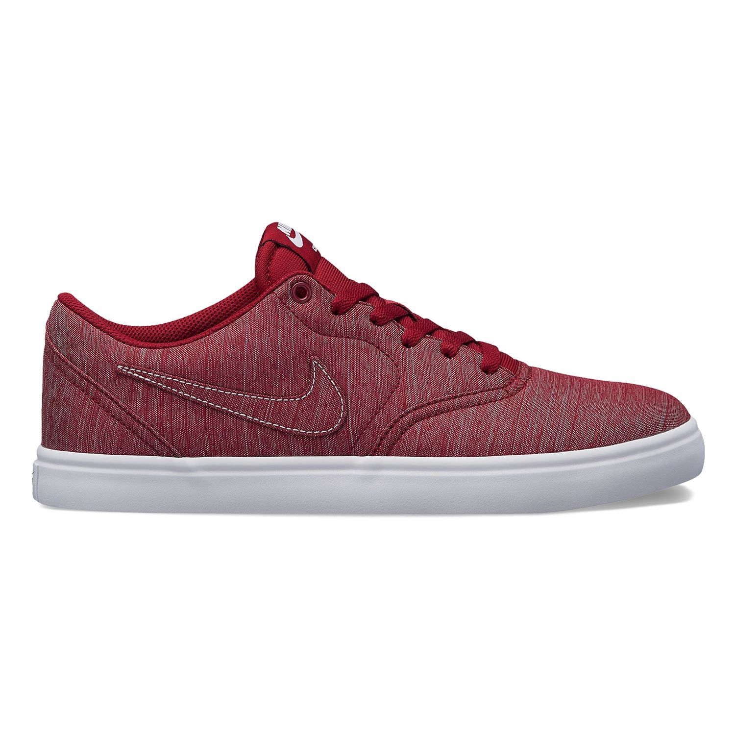 nike sb red check solarsoft trainers