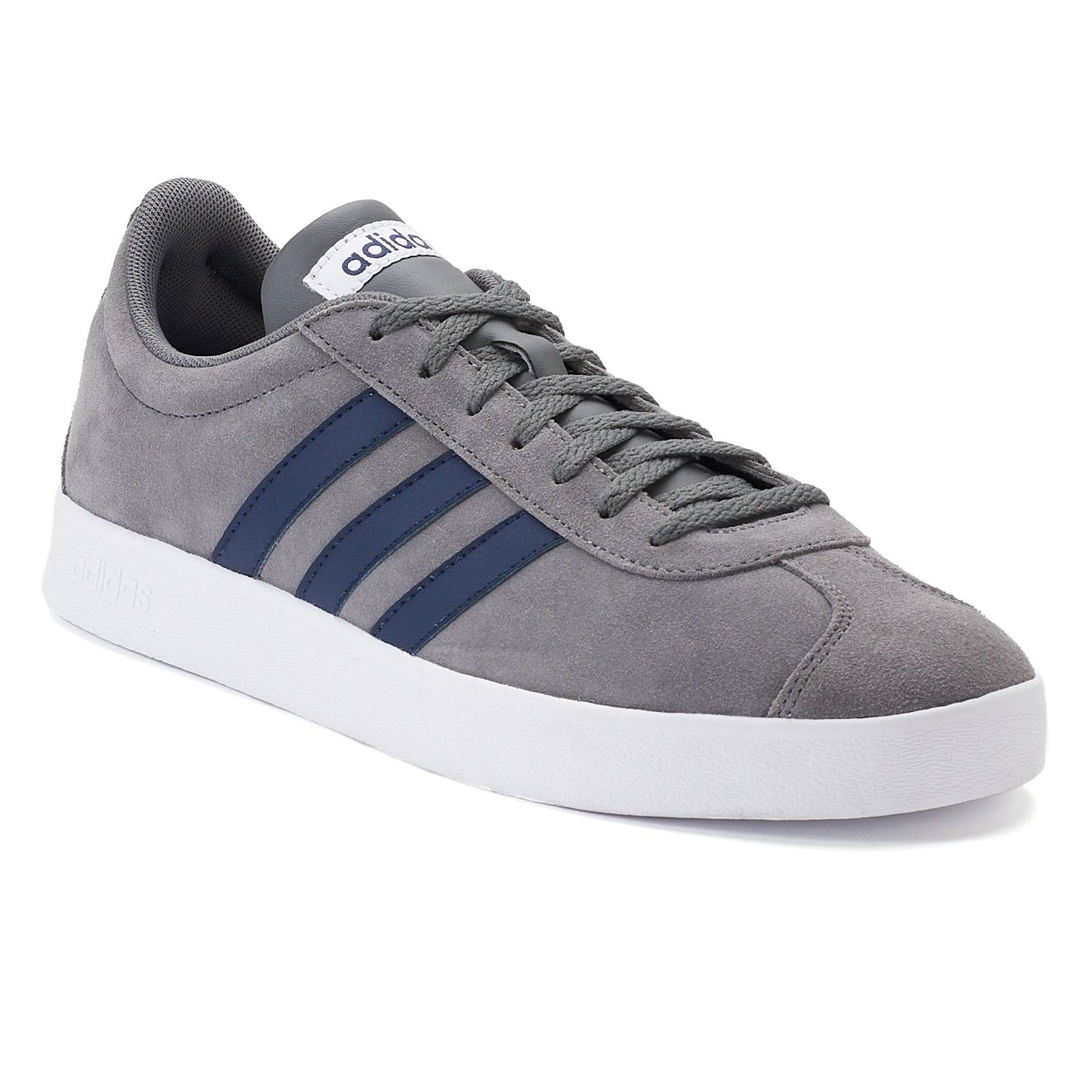 adidas vl court suede trainers blue