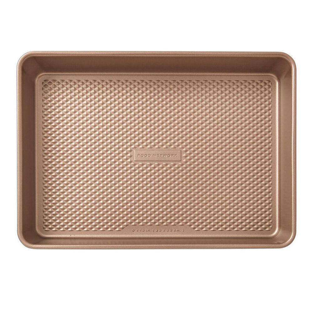Food Network™ Textured Performance Series 9" x 13" Nonstick Cake Pan - Bronze