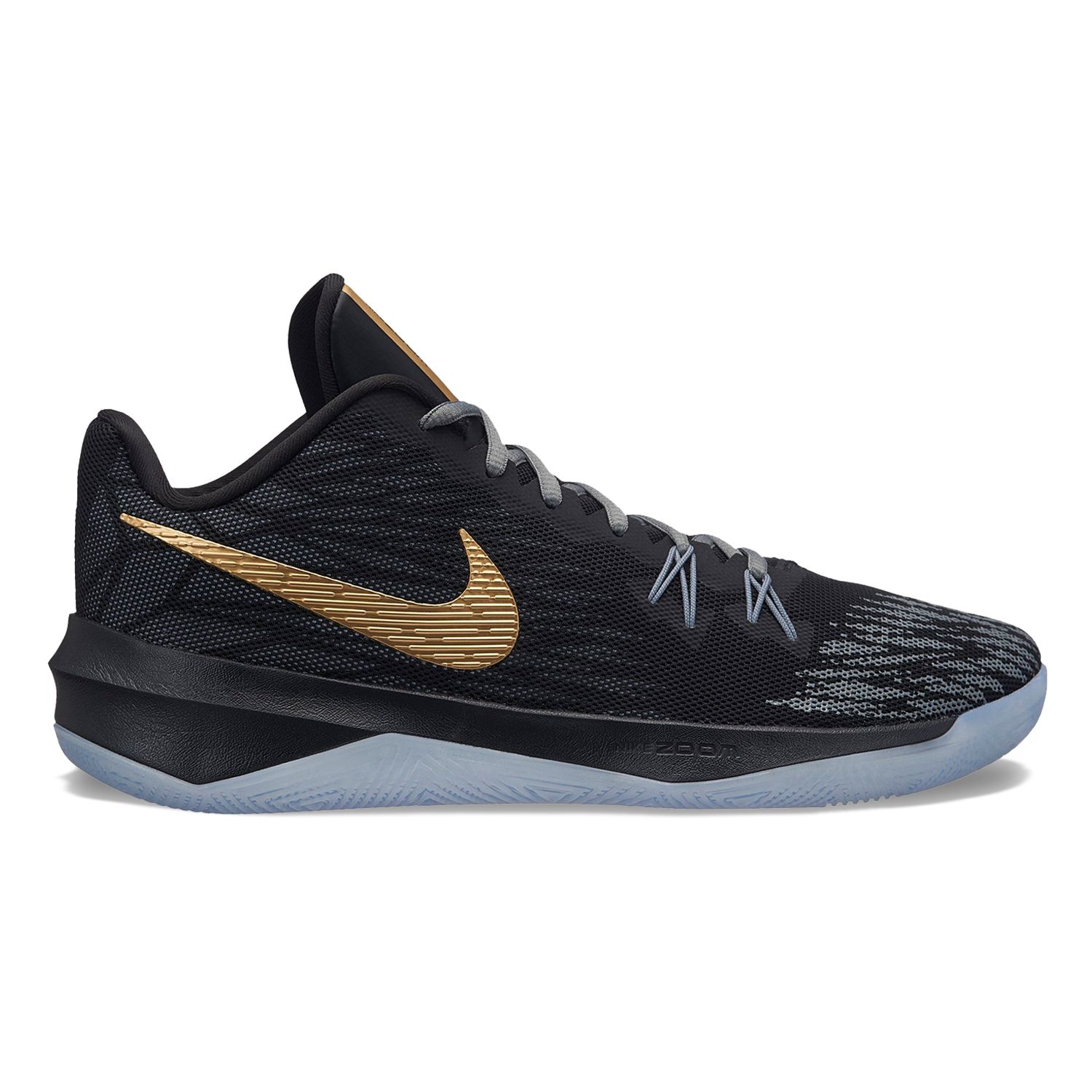 nike zoom evidence 2 black gold