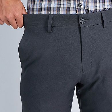 Men's Haggar® Cool 18® PRO Straight-Fit Wrinkle-Free Flat-Front Super Flex Waist Pants