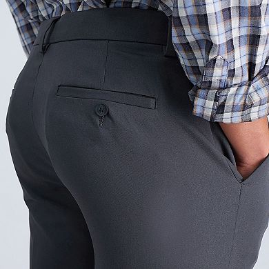 Men's Haggar® Cool 18® PRO Straight-Fit Wrinkle-Free Flat-Front Super Flex Waist Pants
