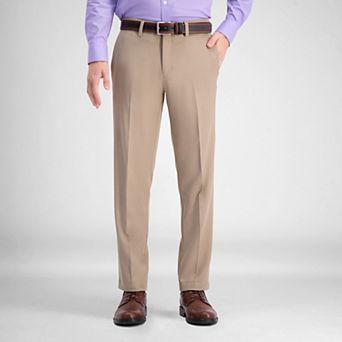 Men's Haggar® Cool 18® PRO Straight-Fit Wrinkle-Free Flat-Front Super Flex Waist Pants