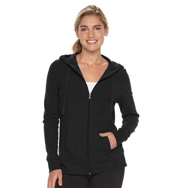 Plus Size Tek Gear Dry Tek Zip-Front Hoodie