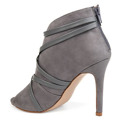 Journee Samara Women's High Heel Ankle Boots