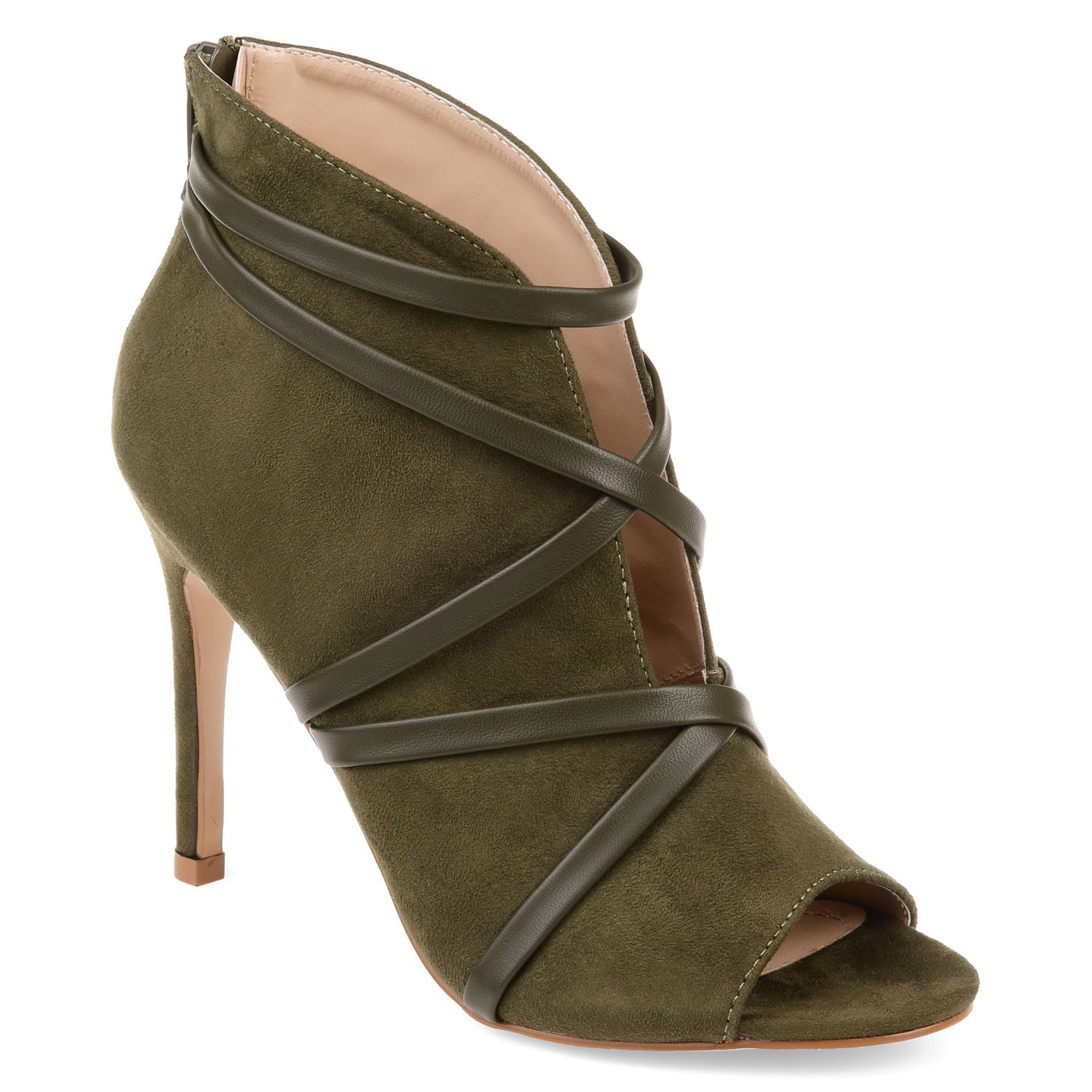 olive green pumps shoes