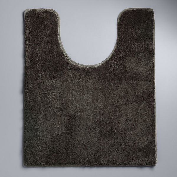 Simply Vera Vera Wang Premium Luxury Contour Bath Rug - Charcoal
