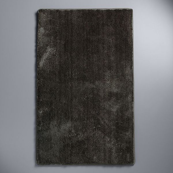 Simply Vera Vera Wang Premium Luxury Bath Rug - Charcoal (24X40)