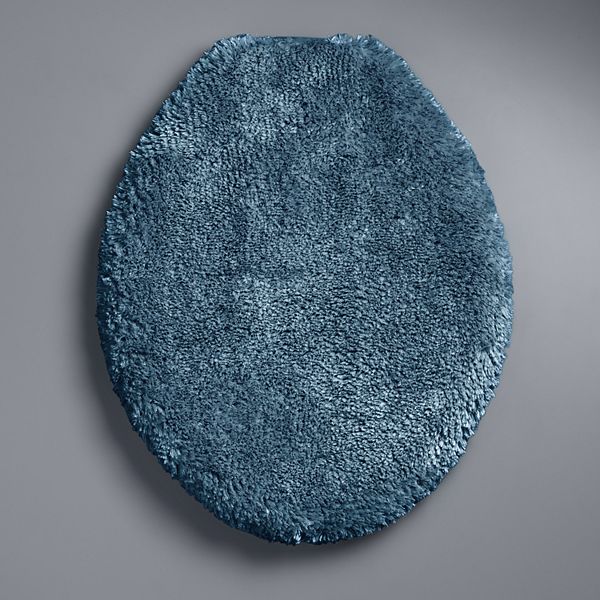 Simply Vera Vera Wang Premium Luxury Toilet Lid Cover - Blue Mingled