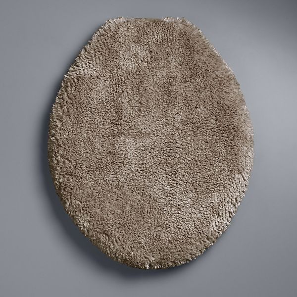 Simply Vera Vera Wang Premium Luxury Toilet Lid Cover - Light Brown Mingled