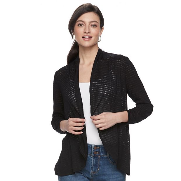 Kohls open front outlet cardigan